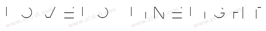 Lovelo LineLight字体转换